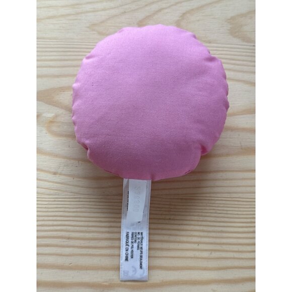 American Girl Doll Pink Round Pillow Flower Print Polyester Fiber - Picture 3 of 4